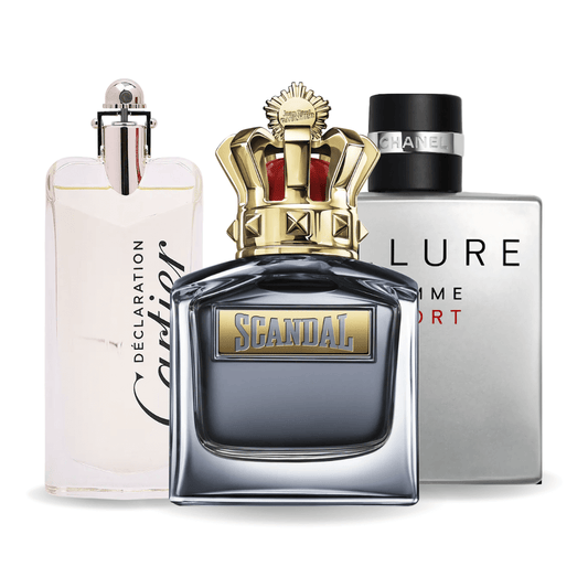 Pacchetto Promozionale 3 Allure Homme Sport, Jean Paul Gaultier Scandal, Cartier Declaration - 100 ml
