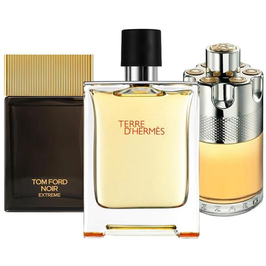 Pacchetto Promozionale 3 Profumi da 100ml Terre d’Hermès, Azzaro Wanted, Tom Ford Noir Extreme